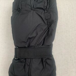 New Sontax men's ski black gloves in size large